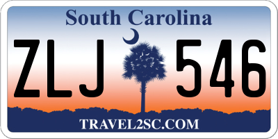 SC license plate ZLJ546
