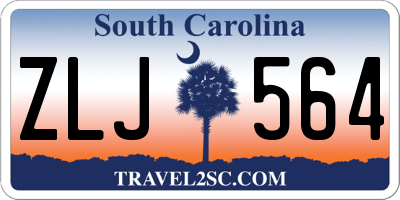 SC license plate ZLJ564