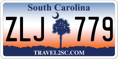 SC license plate ZLJ779