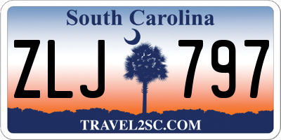 SC license plate ZLJ797