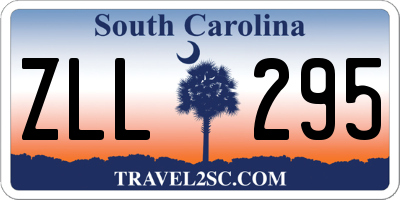 SC license plate ZLL295