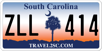 SC license plate ZLL414