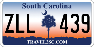 SC license plate ZLL439