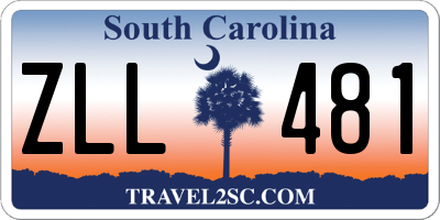 SC license plate ZLL481