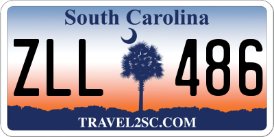 SC license plate ZLL486