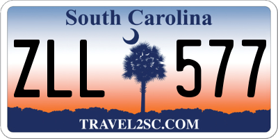 SC license plate ZLL577