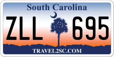 SC license plate ZLL695
