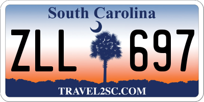 SC license plate ZLL697
