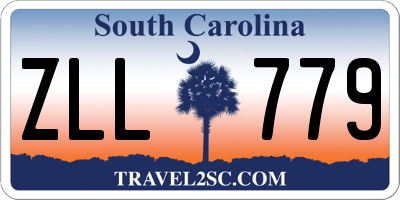 SC license plate ZLL779