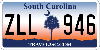 SC license plate ZLL946