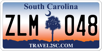 SC license plate ZLM048