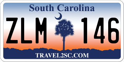SC license plate ZLM146