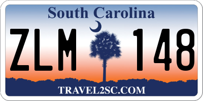 SC license plate ZLM148