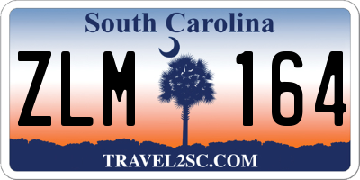 SC license plate ZLM164