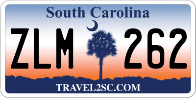 SC license plate ZLM262