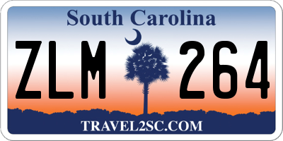 SC license plate ZLM264