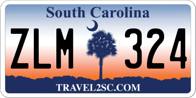 SC license plate ZLM324