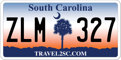 SC license plate ZLM327