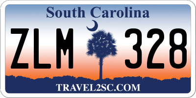 SC license plate ZLM328