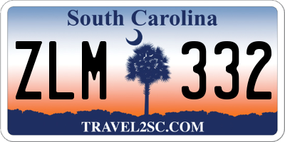 SC license plate ZLM332