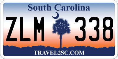 SC license plate ZLM338