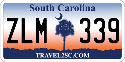 SC license plate ZLM339