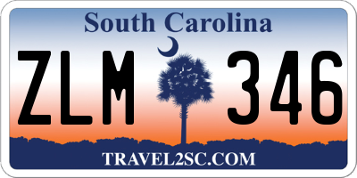 SC license plate ZLM346