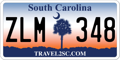 SC license plate ZLM348