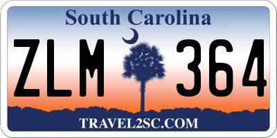 SC license plate ZLM364