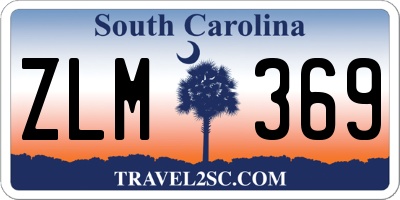 SC license plate ZLM369