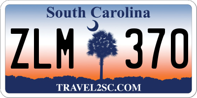 SC license plate ZLM370