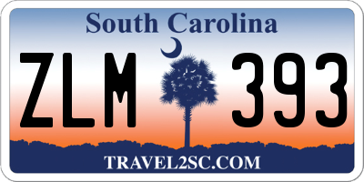 SC license plate ZLM393