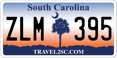 SC license plate ZLM395