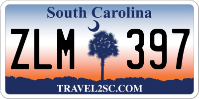 SC license plate ZLM397
