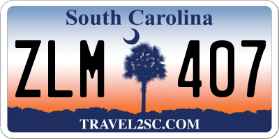 SC license plate ZLM407