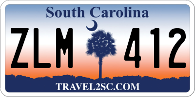 SC license plate ZLM412