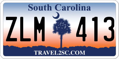 SC license plate ZLM413