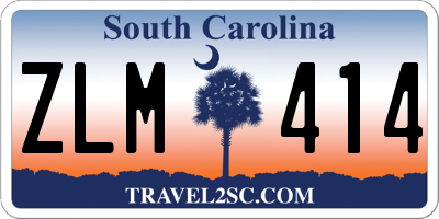 SC license plate ZLM414