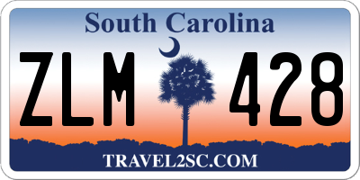 SC license plate ZLM428