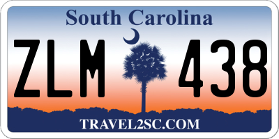 SC license plate ZLM438
