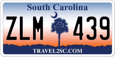 SC license plate ZLM439