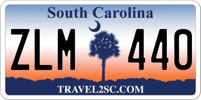 SC license plate ZLM440