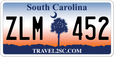 SC license plate ZLM452