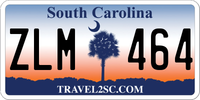 SC license plate ZLM464