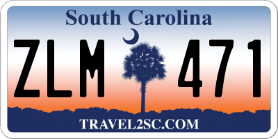 SC license plate ZLM471