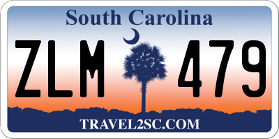 SC license plate ZLM479