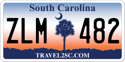 SC license plate ZLM482