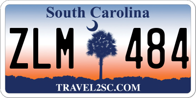 SC license plate ZLM484