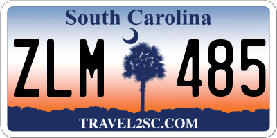 SC license plate ZLM485
