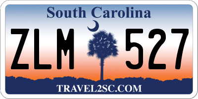SC license plate ZLM527